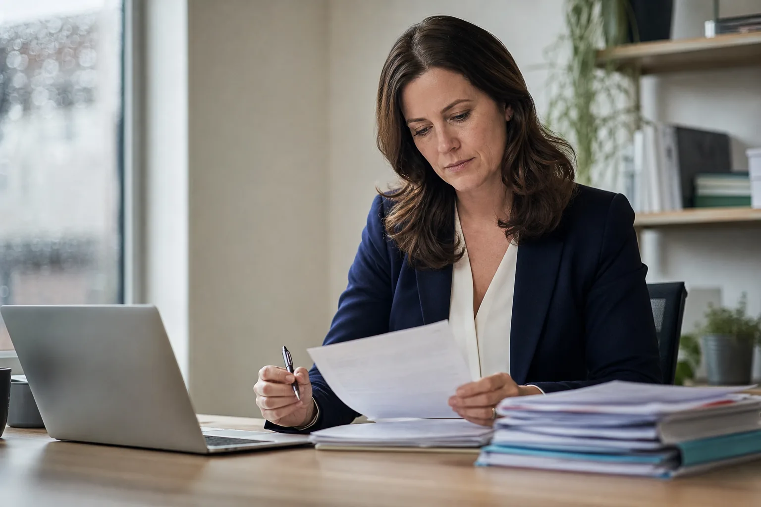 Administratief werk op een klein Nederlands kantoor. Beeld bij het artikel: Wat verwacht de Belastingdienst precies van je urenadministratie als ze die opvraagt?